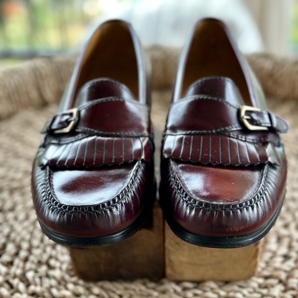 Cole Haan Pinch Buckle 10 1/2 D Leather Loafers - Picture 1 of 6